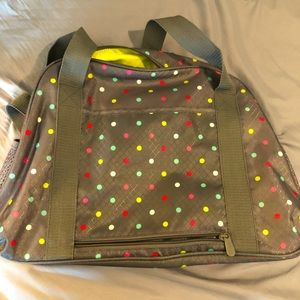 Thirty-One Polka Dot Duffle Bag